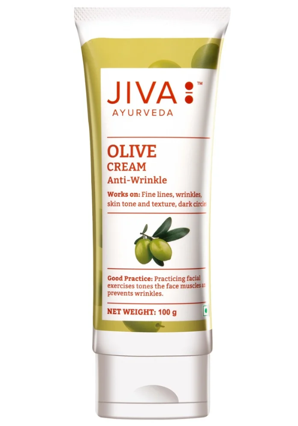 Крем от морщин "Оливковый" (Olive Cream Anti-Wrinkle), 100гр., Jiva Ayurveda